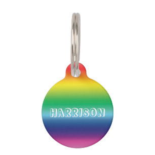 Médaillon Pour Animaux Personnaliser, personnalisez le chien LGBTQ, Nom d
