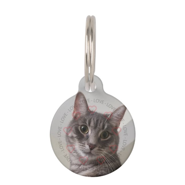 Médaillon Pour Animaux Photo personnalisée  (Devant)