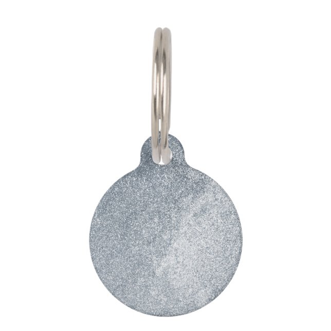 Médaillon Pour Animaux Pierre d'argent Gary Marbre d'or Parties scintilla (Devant)