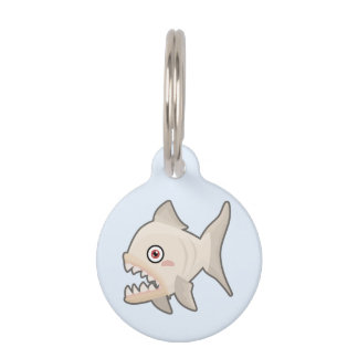 Médaillon Pour Animaux Piranha de Kawaii