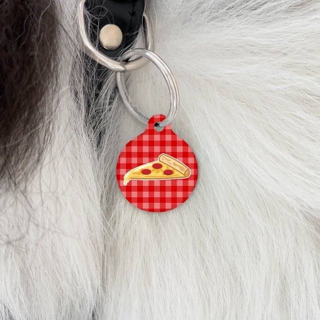 Médaillon Pour Animaux Pizza Slice de dessin (Créateur téléchargé)