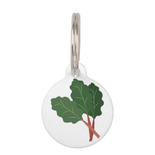 Médaillon Pour Animaux Plante de Rhubarb