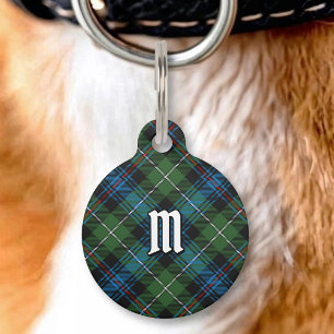 Médaillon Pour Animaux Plaque d'identification de Clan MacKenzie Tartan