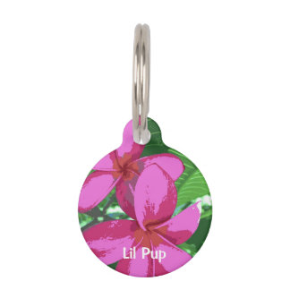 Médaillon Pour Animaux Plumeria maui