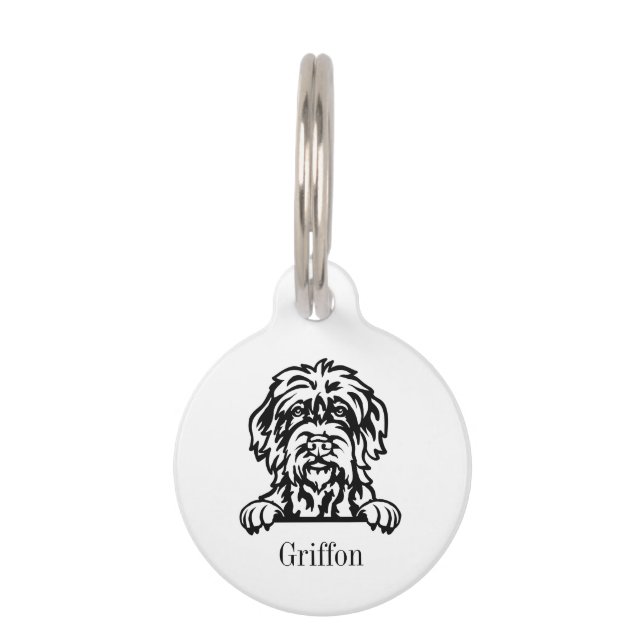 Médaillon Pour Animaux Pointeur à poils durs (Devant)