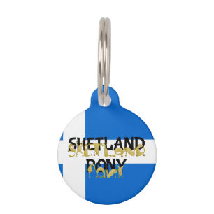 Médaillon Pour Animaux Ponies flexibles - Shetland