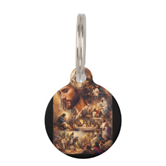 Médaillon Pour Animaux Porte-clés inspirant Jésus-Christ – Religieux sacr