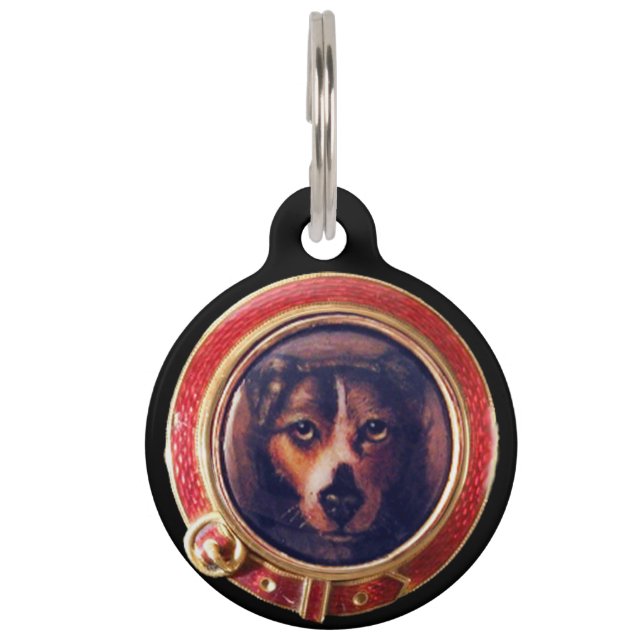 MÉDAILLON POUR ANIMAUX PORTRAITS DE CHIEN VICTORIEN MINIATURE (Devant)