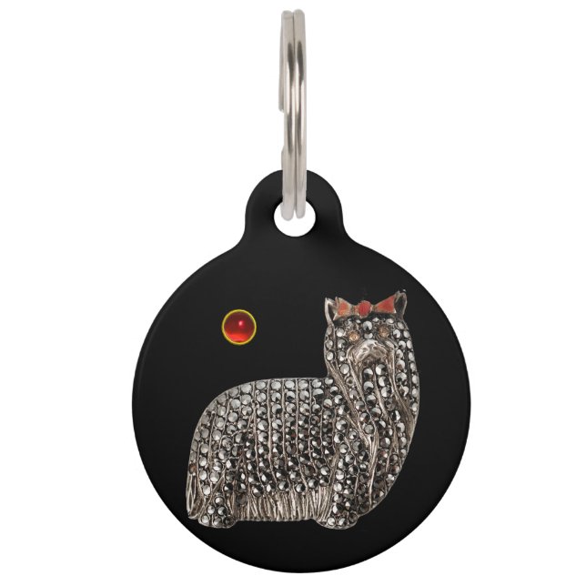 Médaillon Pour Animaux PORTRAITS DE CHIENS VICTORIENS Yorkshire Terrier (Devant)