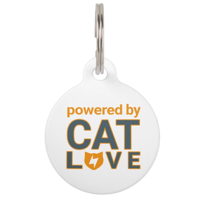 Médaillon Pour Animaux Powered by Cat Love (Devant)