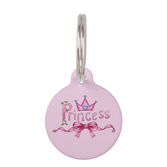 Médaillon Pour Animaux Princesse (Devant)