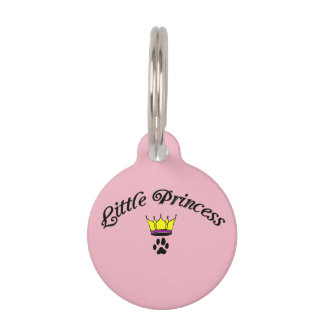 Médaillon Pour Animaux princesse d'étiquette d'animal familier petite