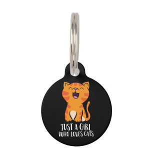 Médaillon Pour Animaux Pullover pour une fille qui aime les chats