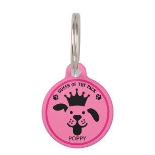 Médaillon Pour Animaux Queen Of The Pack Chien