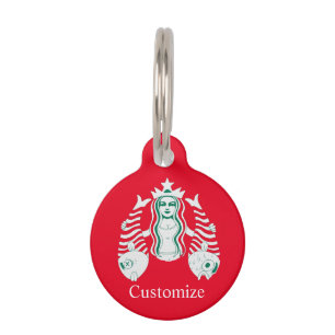 Médaillon Pour Animaux Reine de la couronne étoilée Sirène Thunder_Cov