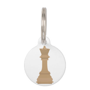 Médaillon Pour Animaux Reine des échecs