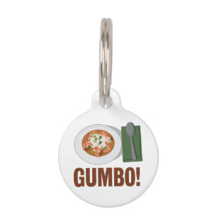 Médaillon Pour Animaux Repas Gumbo