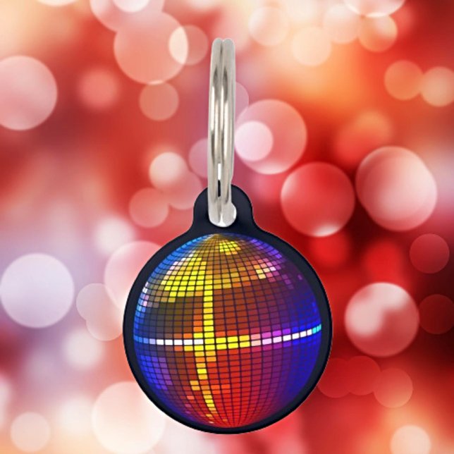 Médaillon Pour Animaux Retro Glamour pour Votre Star à Fourrure - Disco D (Créateur téléchargé)