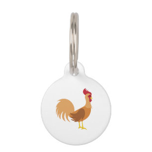 Médaillon Pour Animaux Rooster