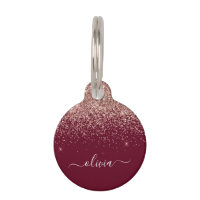 Rose Bourgogne Gold Blush Pink Parties scintillant