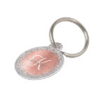 Rose Gold brossé Parties scintillant métallique No