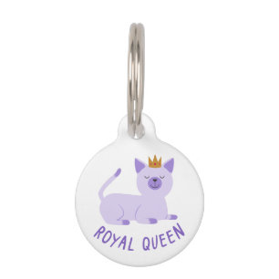 Médaillon Pour Animaux ROYAL QUEEN Cat