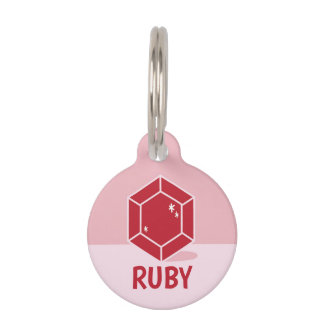 Médaillon Pour Animaux Ruby