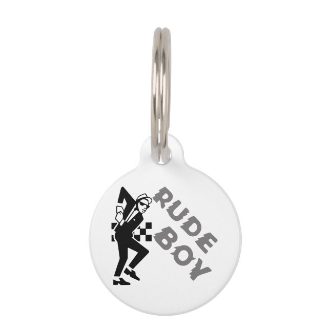 Médaillon Pour Animaux Rude Boy (Devant)