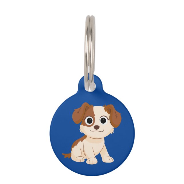 Médaillon Pour Animaux Rue Sésame | Elmo's Puppy Tango (Devant)