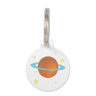 Médaillon Pour Animaux Saturne