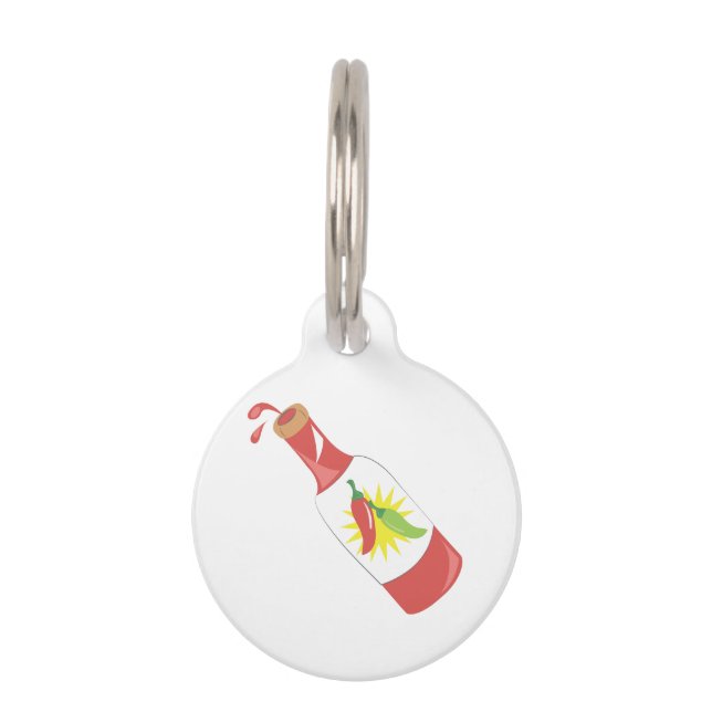 Médaillon Pour Animaux Sauce chaude (Devant)