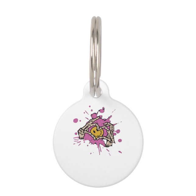 Médaillon Pour Animaux Skeleton Hand Heart Show Classic (Devant)