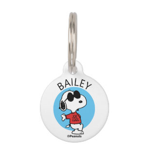 Médaillon Pour Animaux Snoopy "Joe Cool" debout