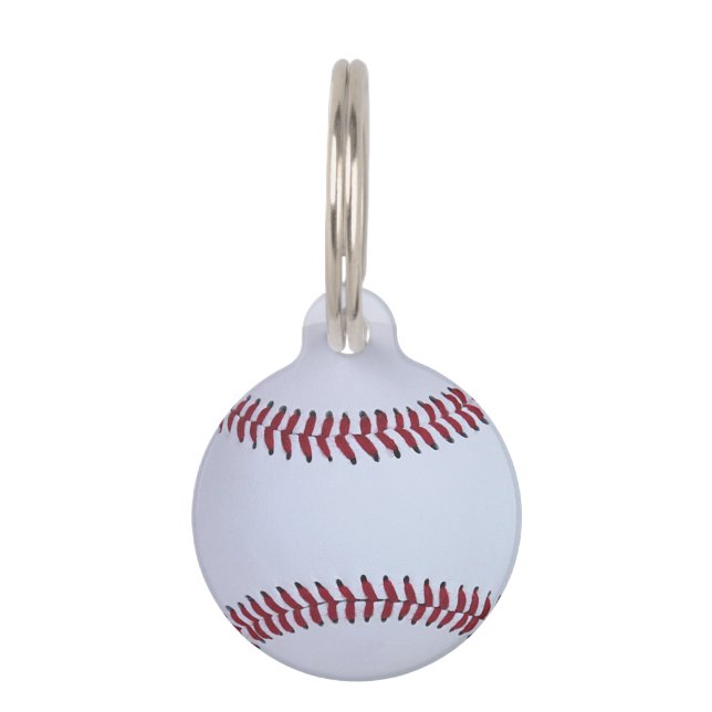 Médaillon Pour Animaux Sports de base-ball (Devant)