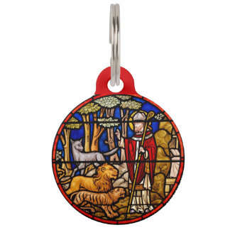Médaillon Pour Animaux St. Francis Animal Protector Rouge