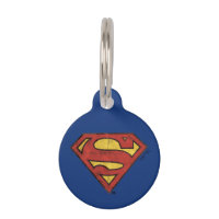 Superman S-Shield | Logo Grunge Black Outline