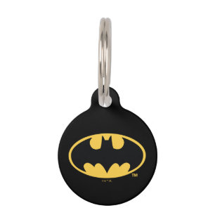 Médaillon Pour Animaux Symbole Batman Logo ovale