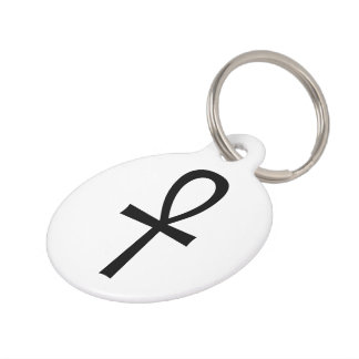 Médaillon Pour Animaux Symbole de vie égyptien d'Ankh