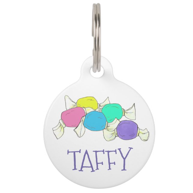 Médaillon Pour Animaux Taffy Dog Boardwalk Salt Water Candy Beach (Devant)