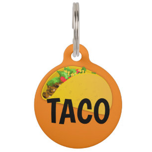 Médaillon Pour Animaux Tag Chien Taco
