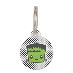 Médaillon Pour Animaux Tag de chien Kawaii Frankenstein