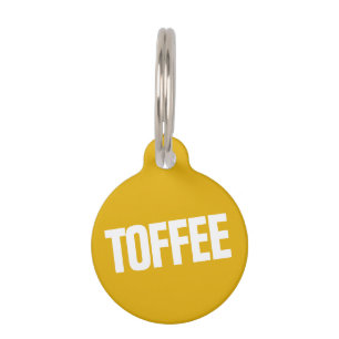 Médaillon Pour Animaux Tag de chien moderne Bold