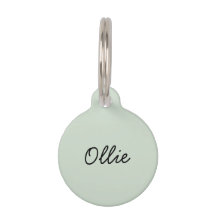 Tag de chien ou de chat minimaliste personnalisé e