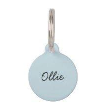 Tag de chien ou de chat minimaliste personnalisé e