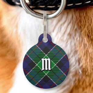 Médaillon Pour Animaux Tartan de chasse du clan Leslie