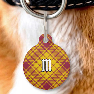 Médaillon Pour Animaux Tartan de la robe du clan MacMillan