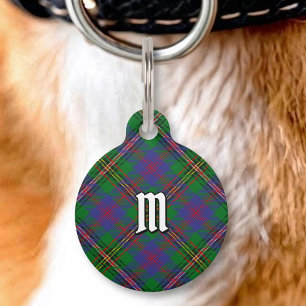 Médaillon Pour Animaux Tartan du clan Wood