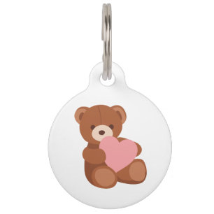 Médaillon Pour Animaux Teddy Bear