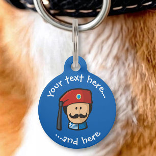 Médaillon Pour Animaux Tête de Tsolias