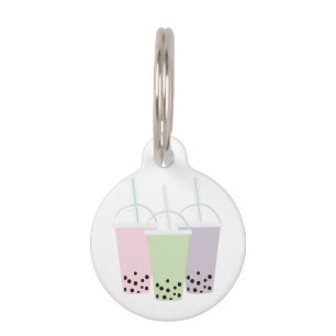 Médaillon Pour Animaux Thé de bulles